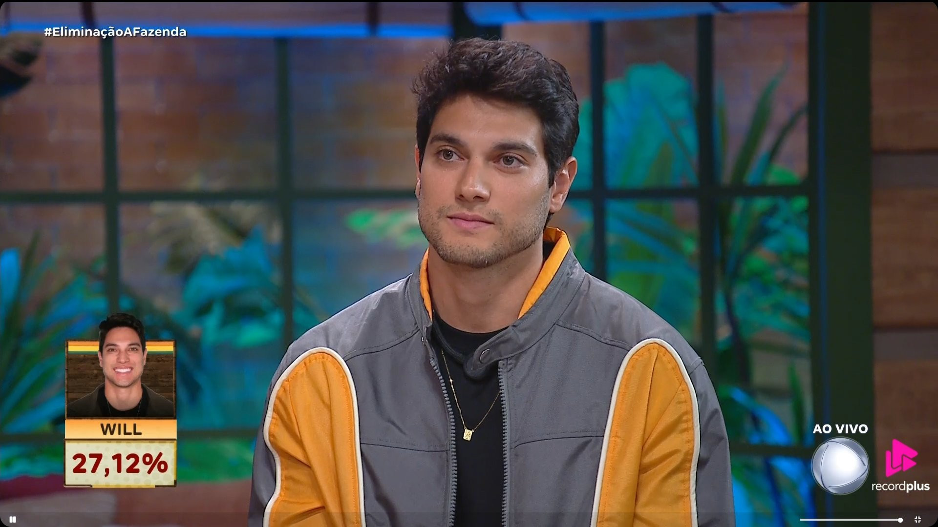 Com 27,12% dos votos, Will Guimarães é o sexto eliminado de 'A Fazenda 17', da Record - Reprodução de vídeo / X