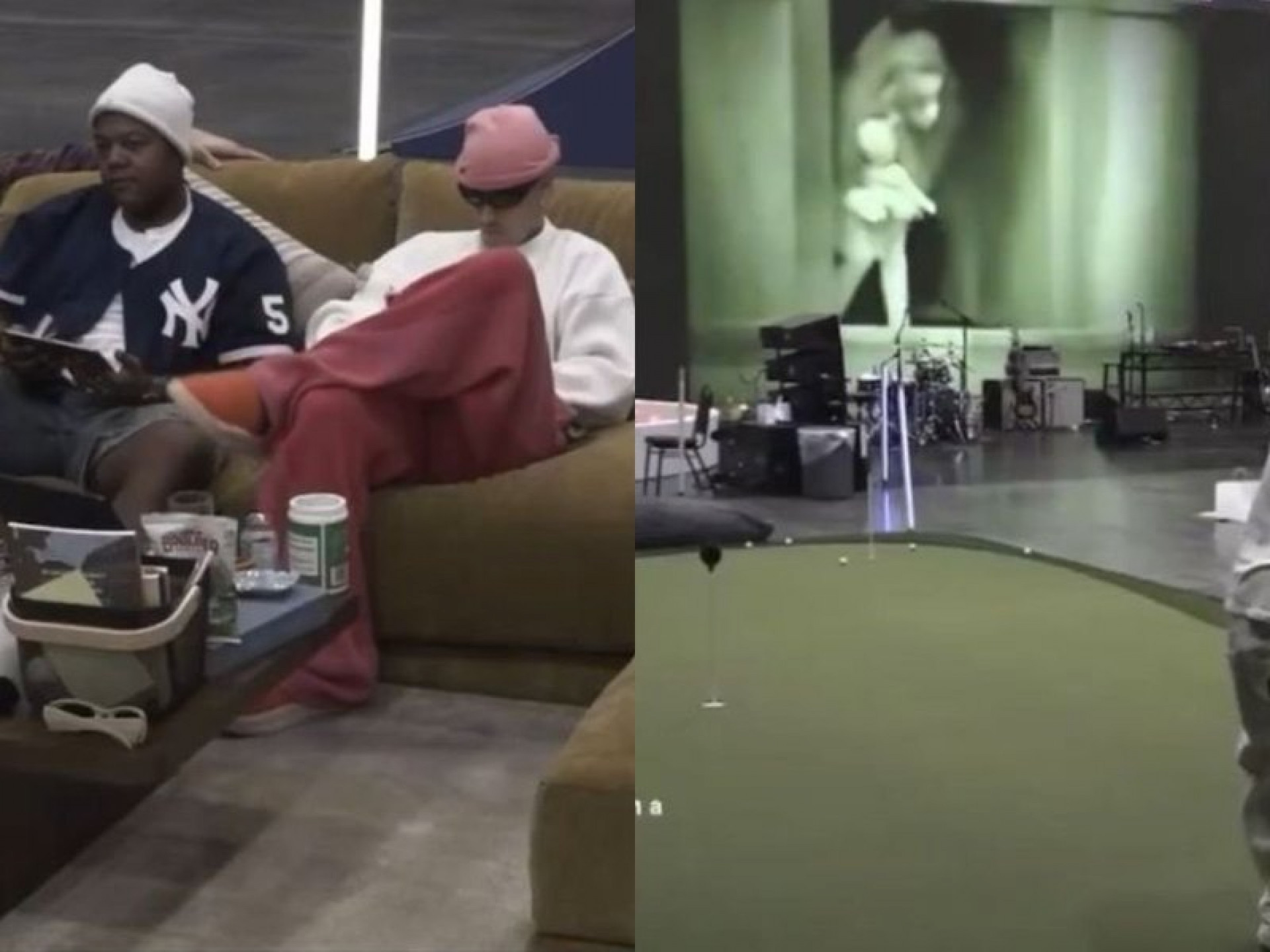 Justin Bieber assiste à pegadinhas do SBT em live com amigos - Reprodução / X