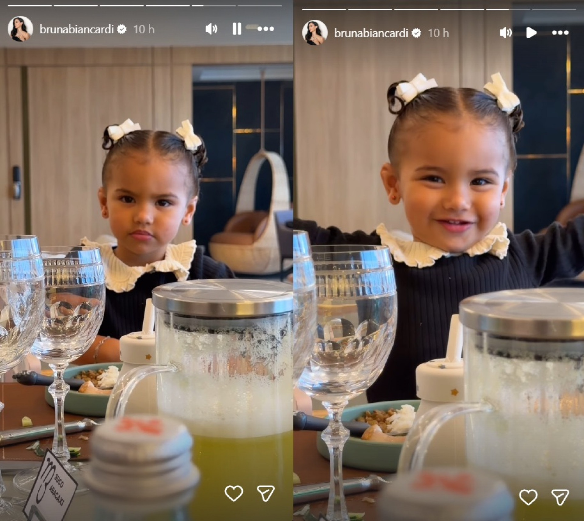 Mavie conversa com a mãe Bianca Biancardi - Reprodução / Instagram