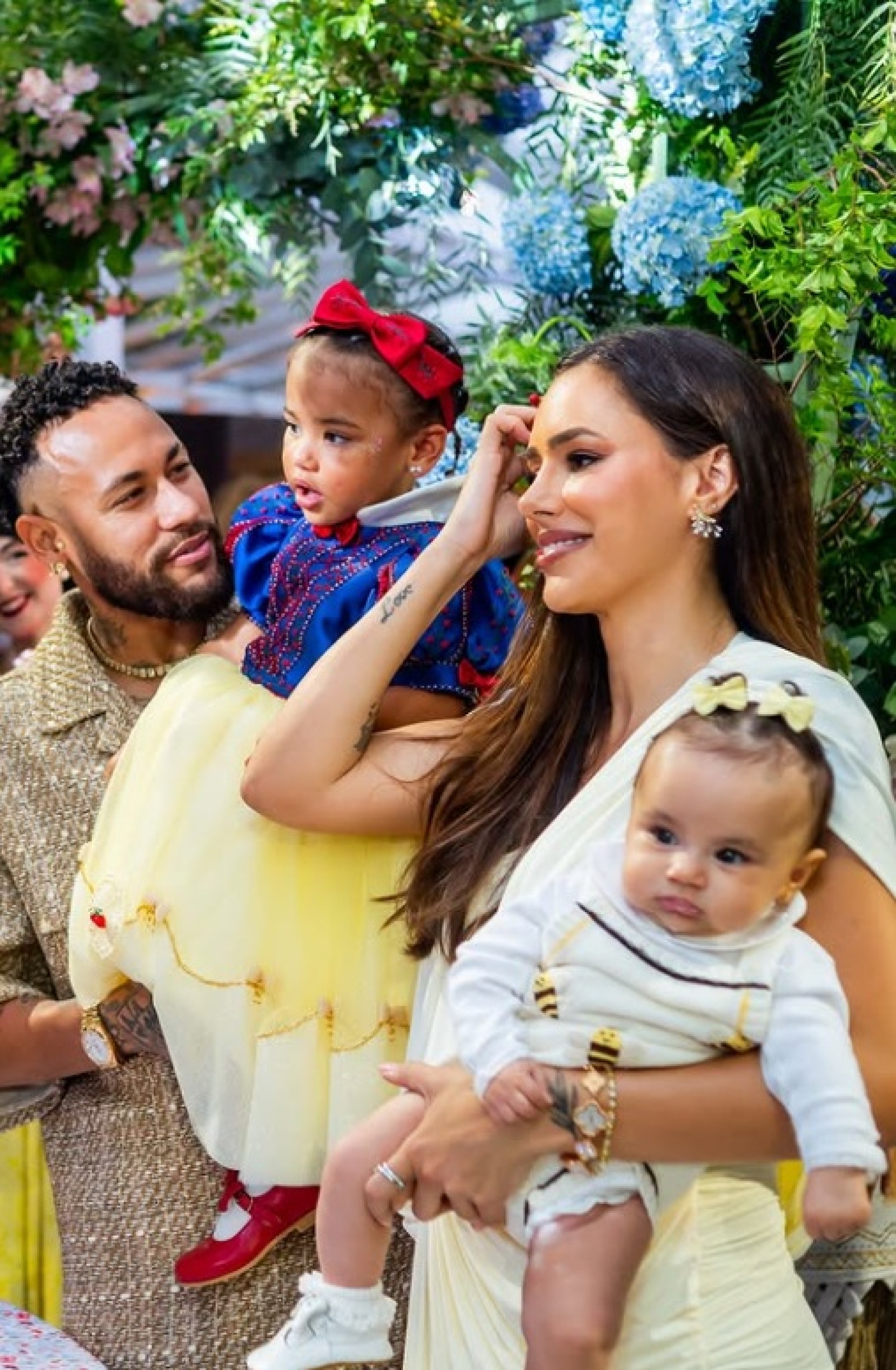 Neymar Jr., Mavie, Bianca Biancardi e Mel - Reprodução / Instagram