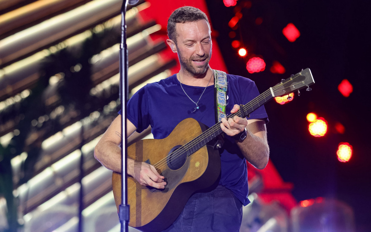 Chris Martin foi uma das atrações do Global Citizen Festival: Amazônia