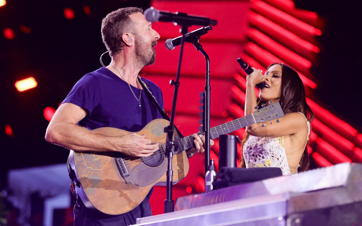 Chris Martin e Anitta 