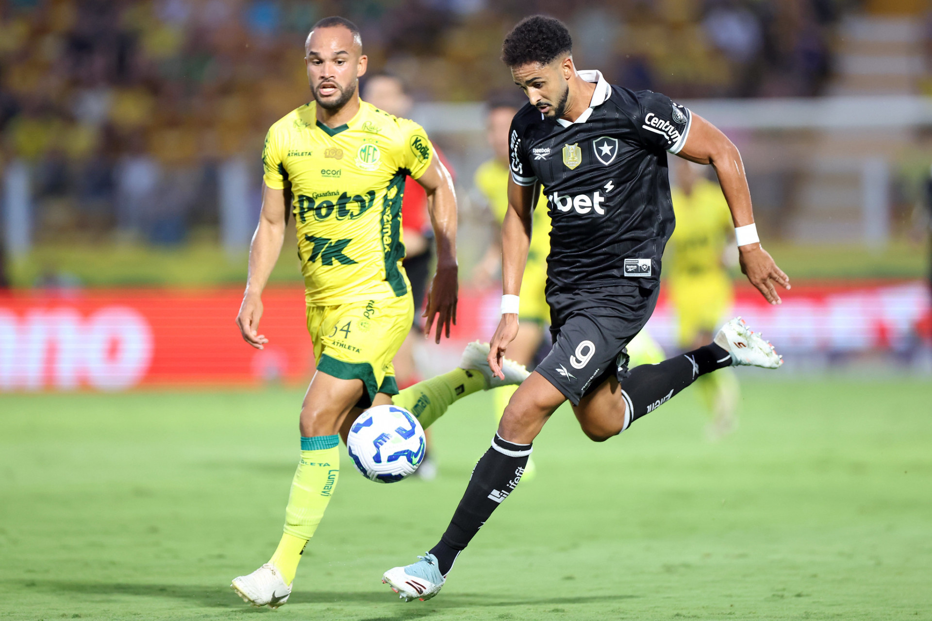 Lance do jogo entre Mirassol e Botafogo - Vítor Silva/Botafogo