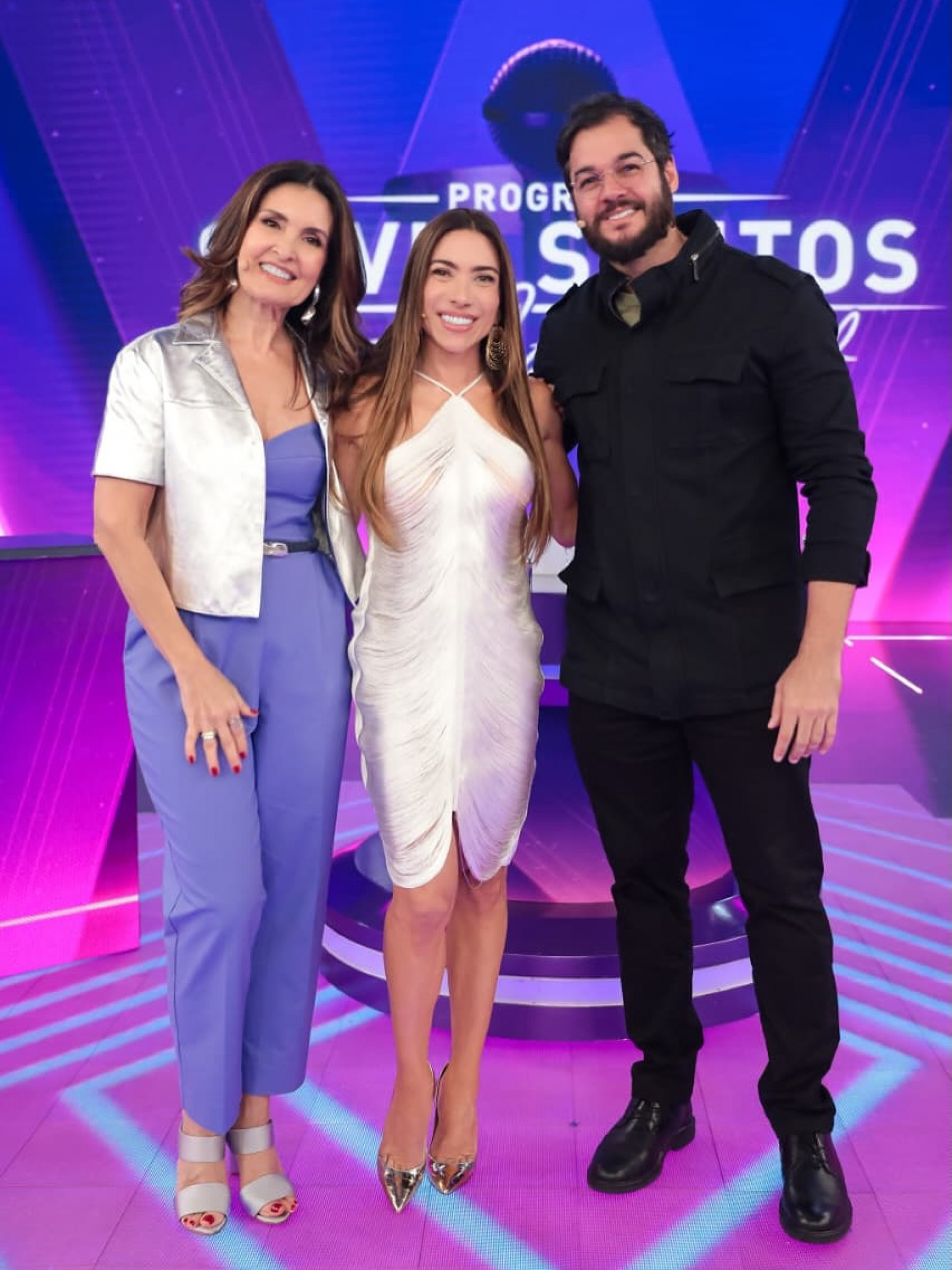 Fátima Bernandes encarou Túlio Gadêlha em quadro do programa de Patrícia Abravanel  - Reprodução/Instagram