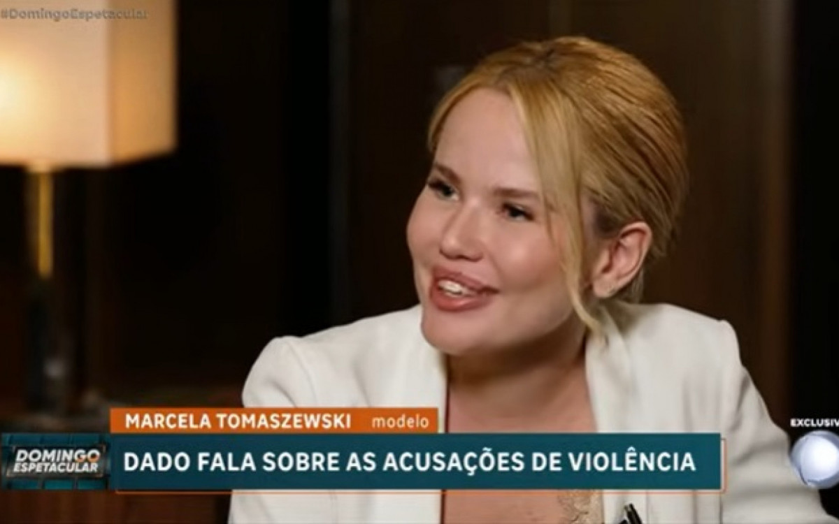 Marcela Tomaszewski apresentou versão sobre briga com Dado Dolabella - Reprodução/YouTube