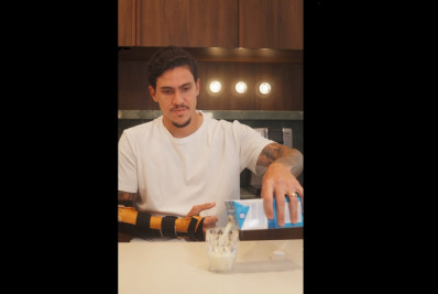 Pedro brinca com jornalista e faz publicação tomando leite: 'Seguindo recomendação'