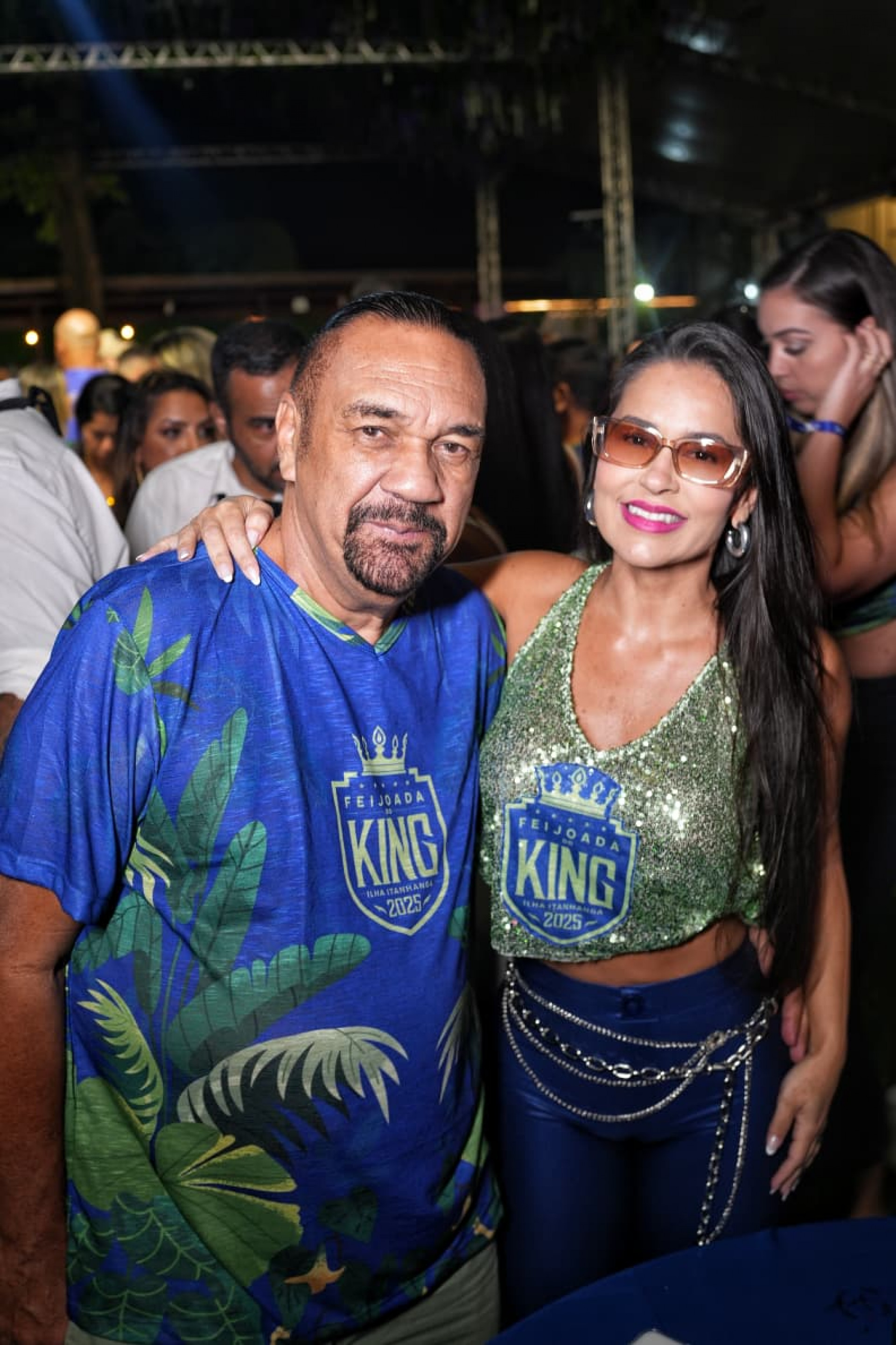 Rômulo Costa e Priscila Nocetti marcaram presença na Feijoada do King