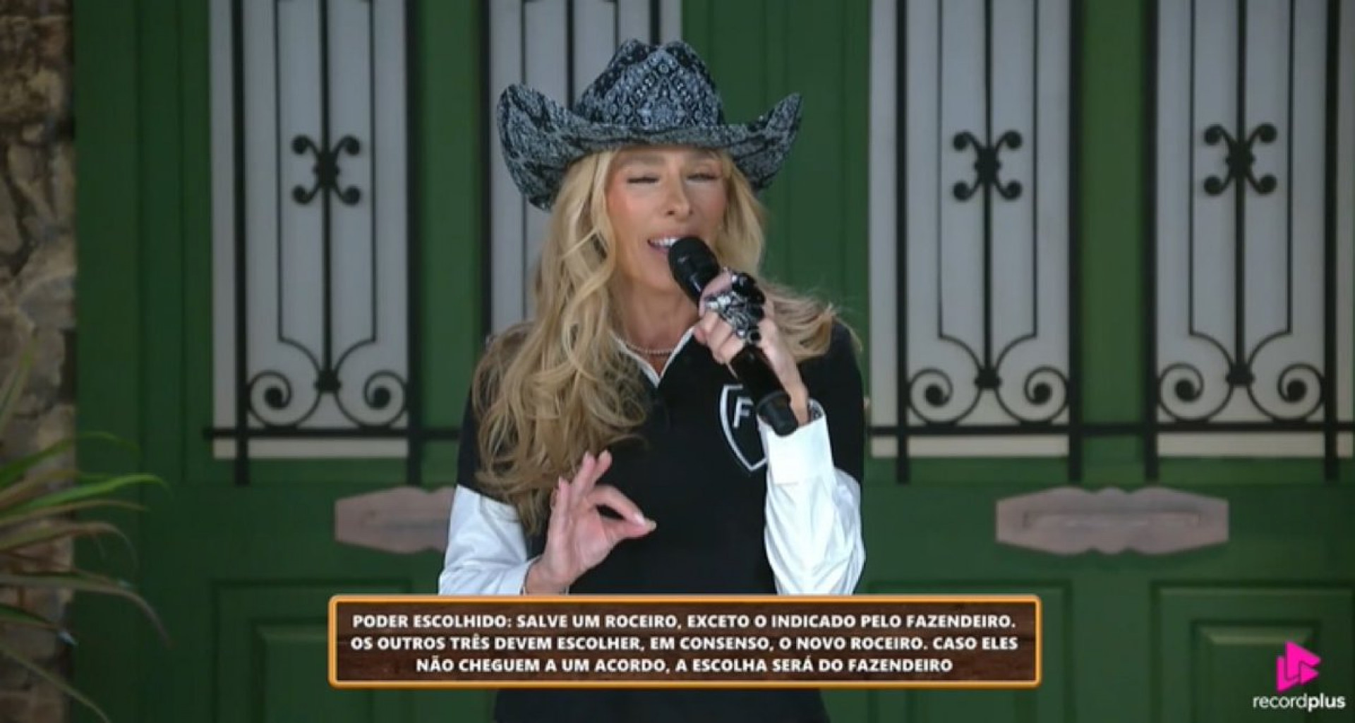 Adriane Galisteu revelou o poder escolhido pelo público para a chama laranja  - Reprodução/X 