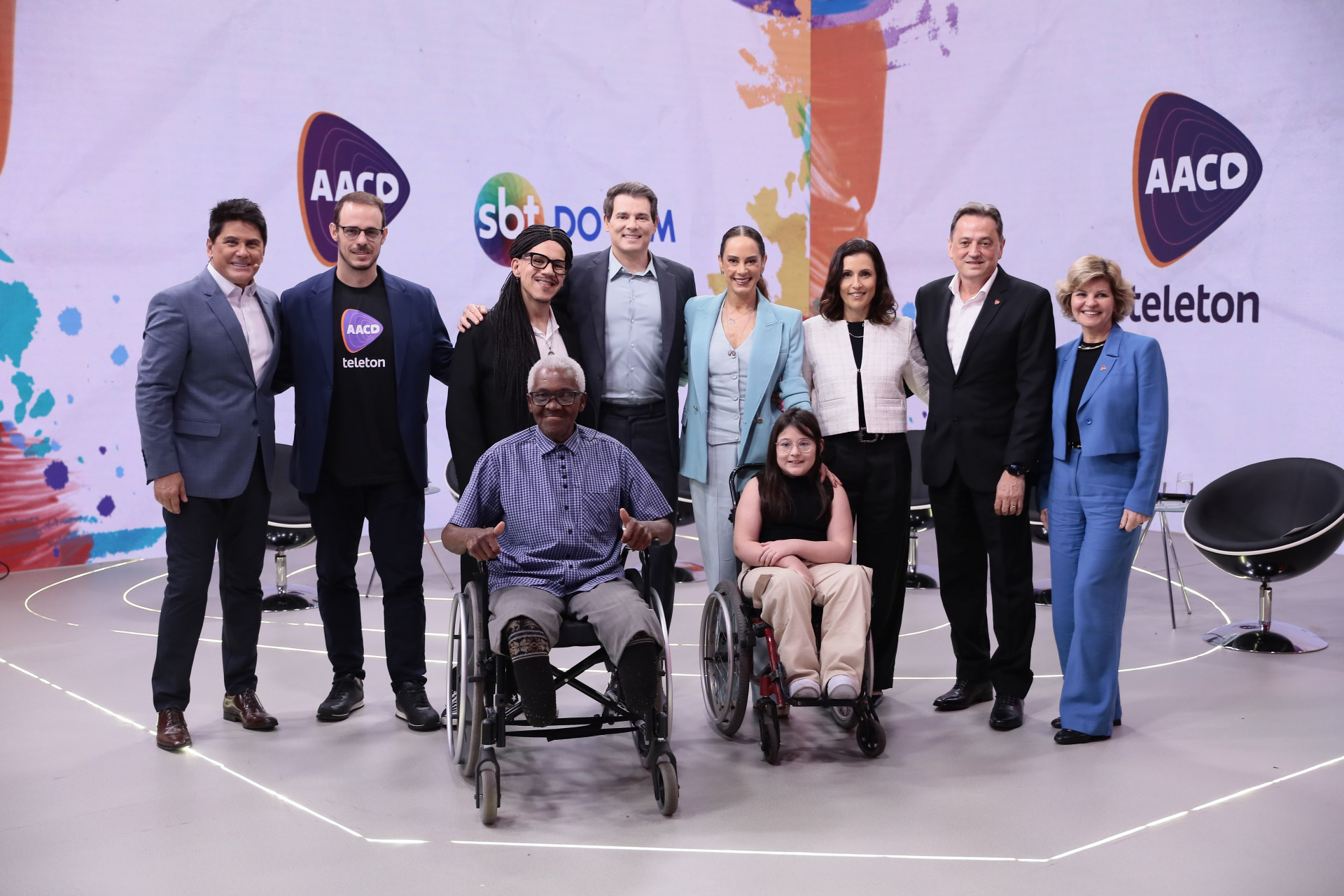 Coletiva Teleton 2025 - Reprodução/ROGERIO PALLATTA/SBT