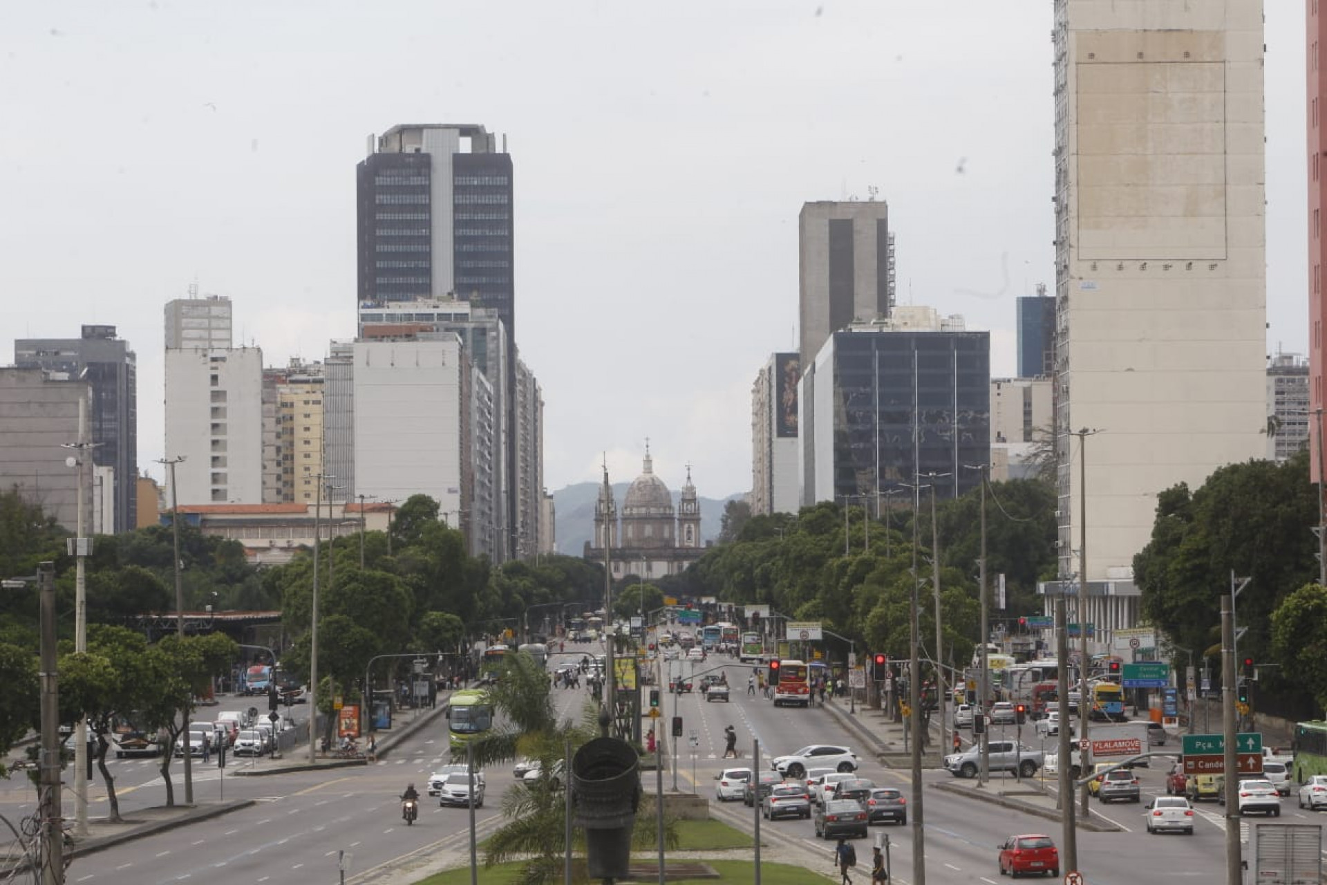 Avenida Presidente Vargas, Centro do Rio de Janeiro - Reginaldo Pimenta / Agência O Dia