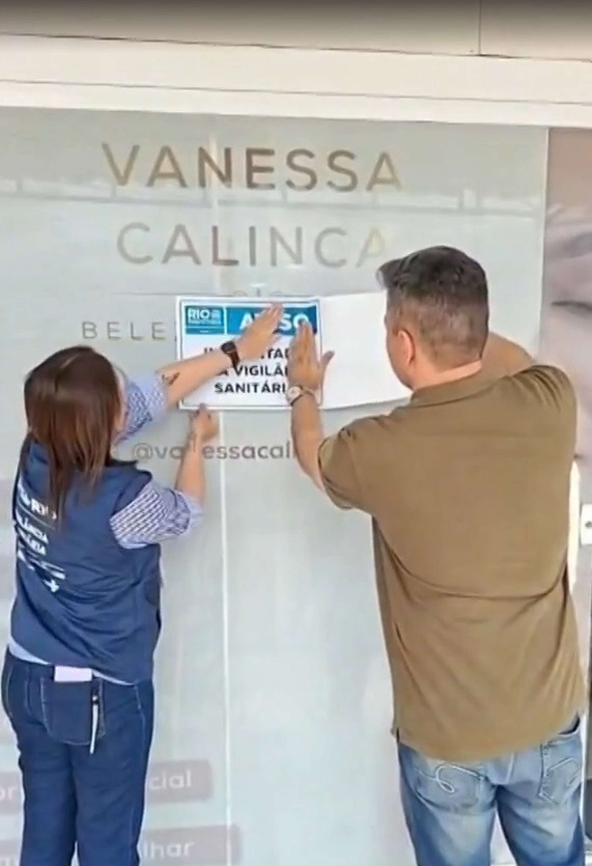 Estabelecimento foi interditado pelas autoridades - Reprodução / TV Globo