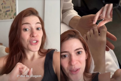 Ana Clara relata fratura no dedo em viagem: 'Muita dor'