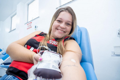 Torcidas do Flamengo doam sangue em ação em Duque de Caxias