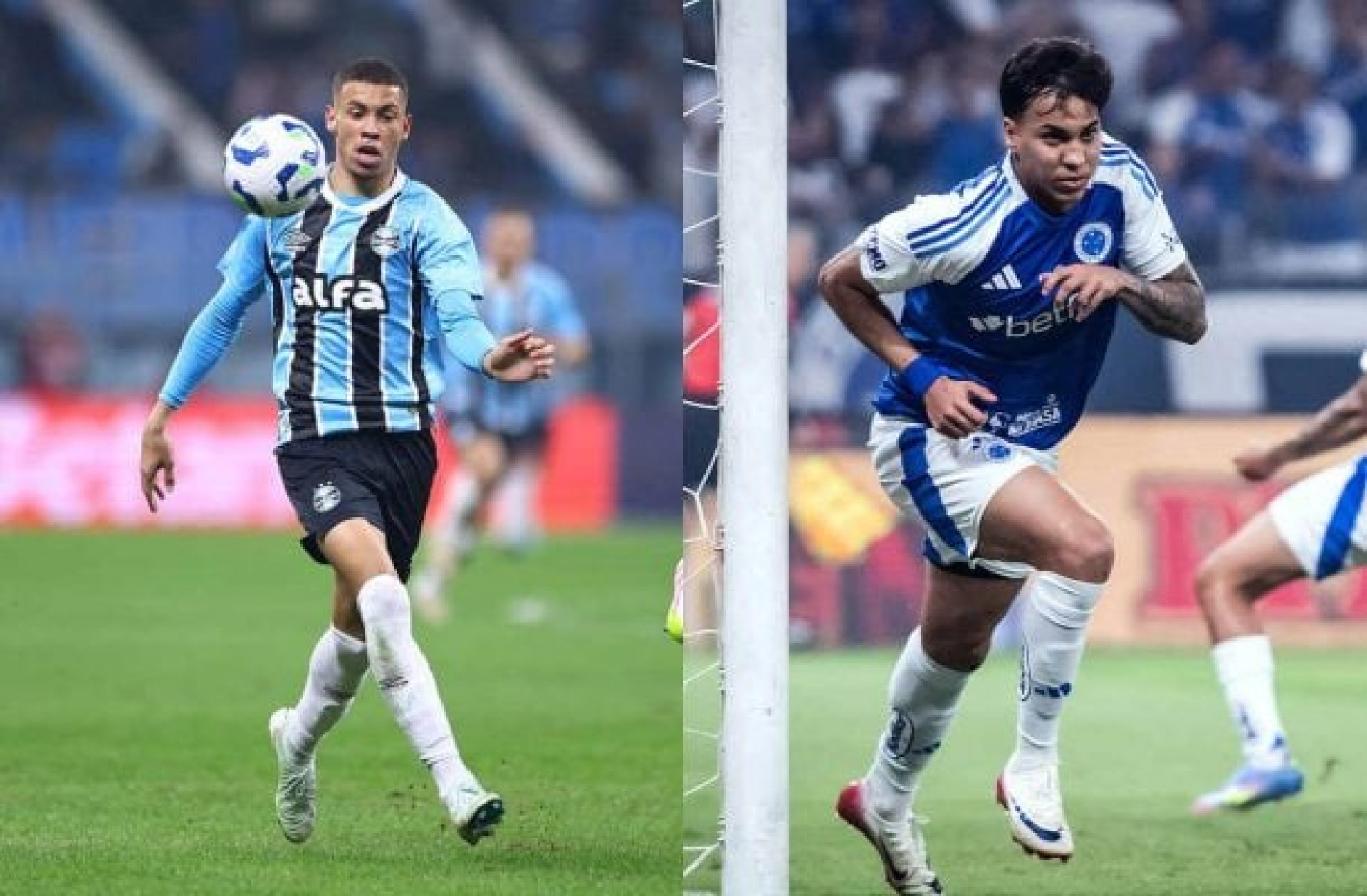Representantes de clube da Premier League observarão Alysson e Kaio Jorge em Grêmio x Cruzeiro