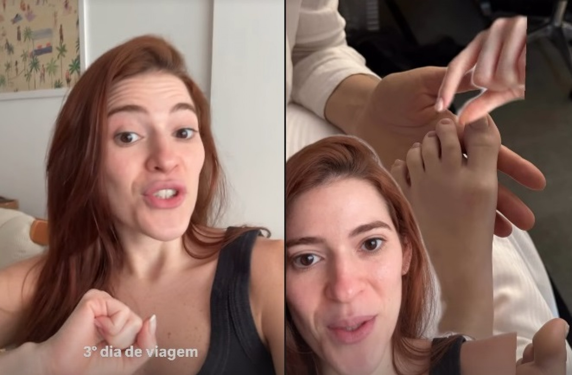 Ana Clara fraturou o dedo do pé em viagem para Nova York  - Reprodução/Instagram 