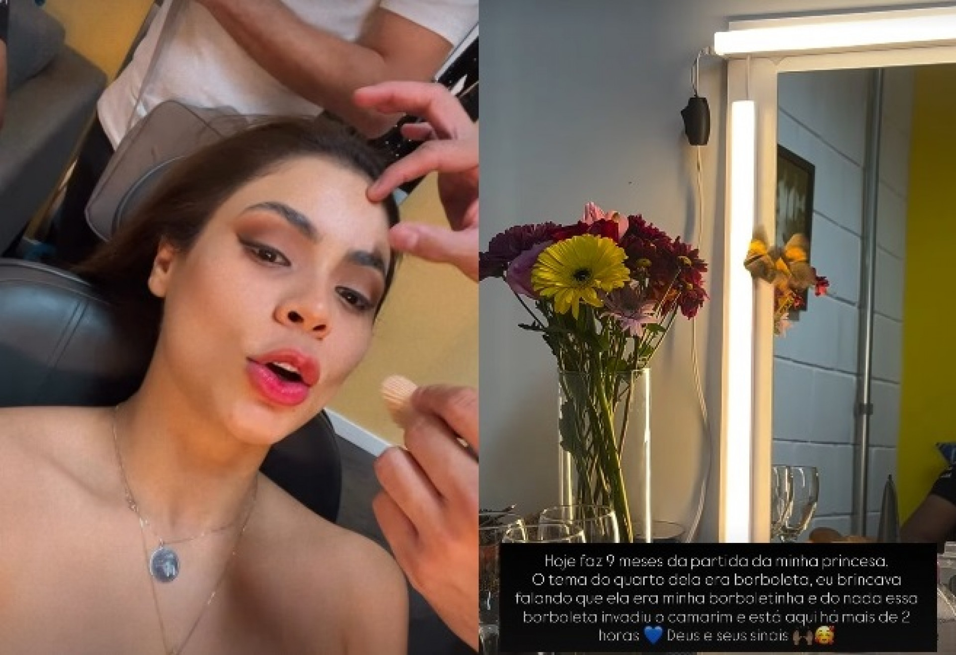 Lexa encontrou borboleta em camarim no dia que a morte da filha completou 9 meses  - Reprodução/Instagram 