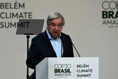 COP30: 'Falta coragem política para transição energética rumo a combustíveis limpos', diz chefe da ONU