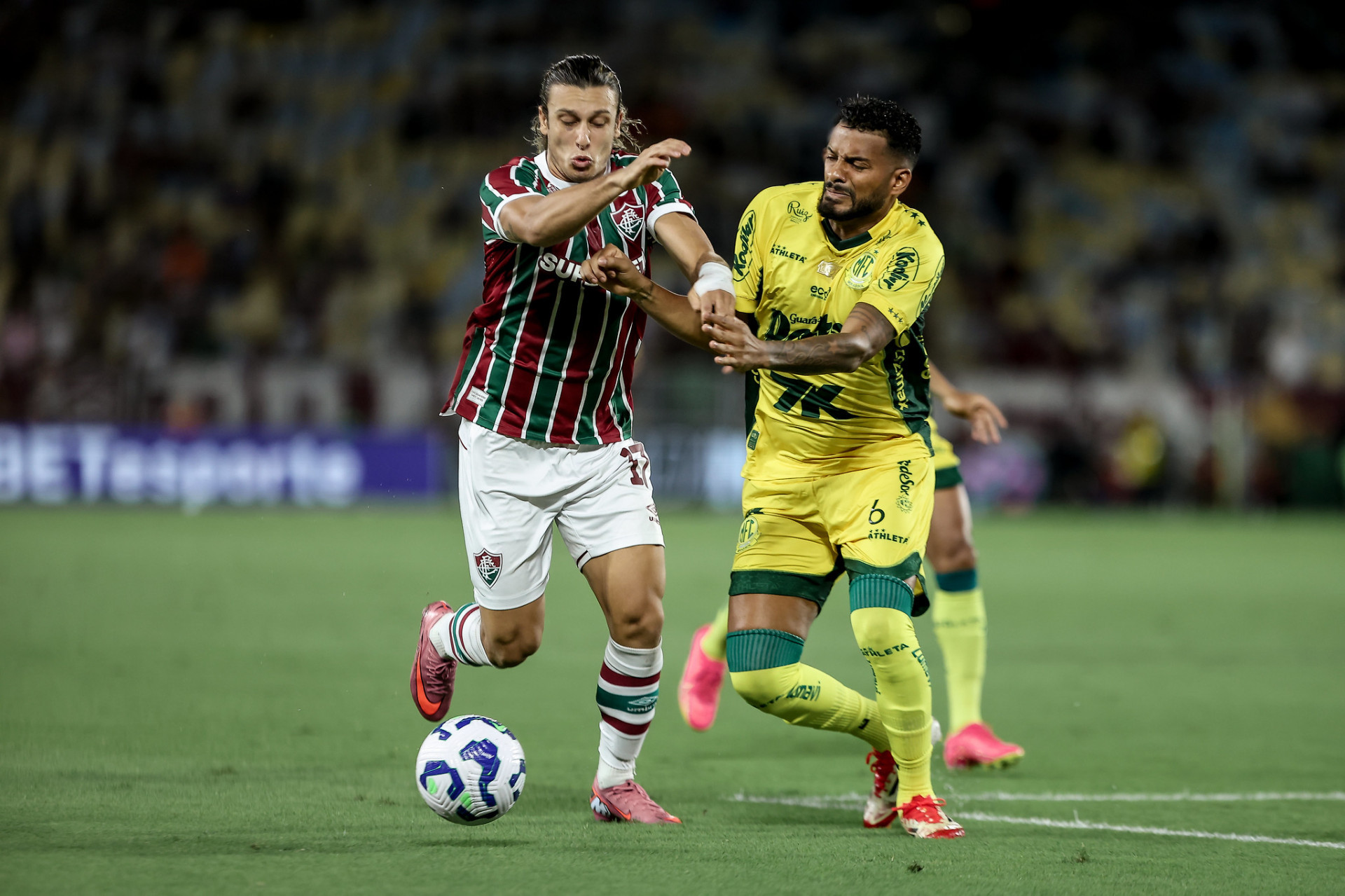 Canobbio. Fluminense enfrentou o Mirassol, nesta quinta-feira (6), no Maracanã, pela 32ª rodada do Brasileirão - Lucas Merçon/Fluminense FC