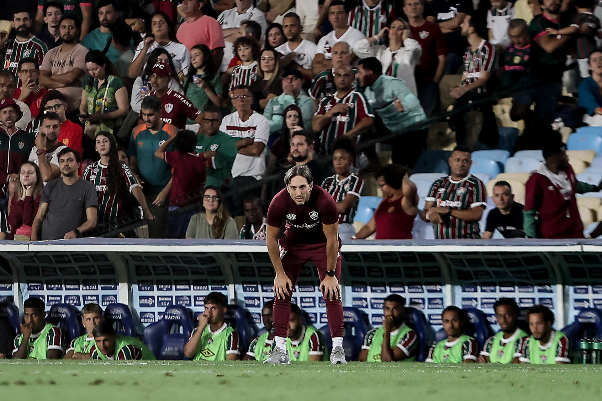 Zubeldía. Fluminense enfrentou o Mirassol, nesta quinta-feira (6), no Maracanã, pela 32ª rodada do Brasileirão - Lucas Merçon/Fluminense FC