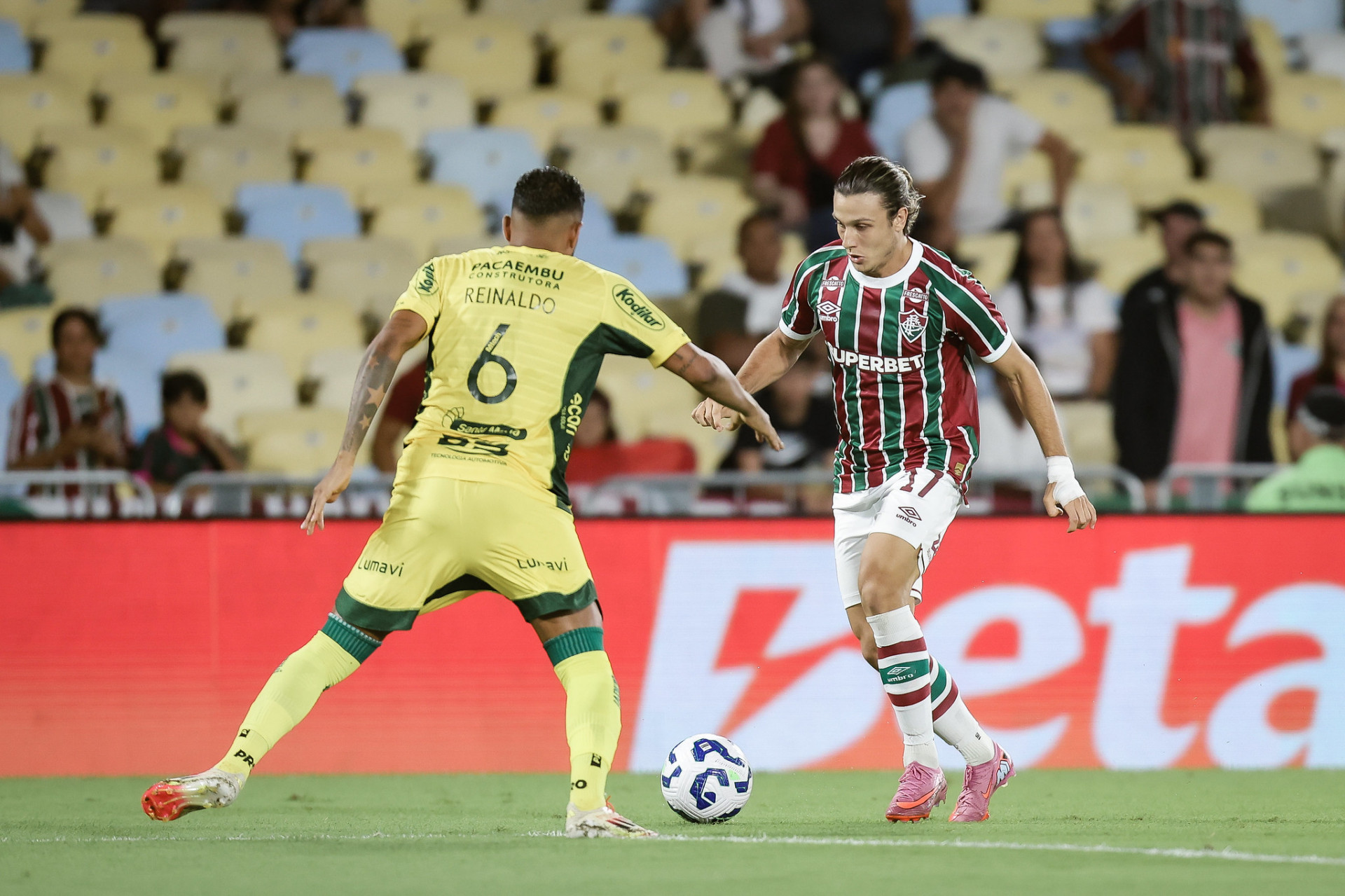 Canobbio. Fluminense enfrentou o Mirassol, nesta quinta-feira (6), no Maracanã, pela 32ª rodada do Brasileirão - Marcelo Gonçalves/Fluminense FC