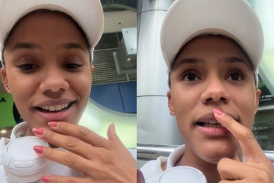 Jéssica Ellen se emociona ao ver rosto estampado em cartaz de shopping