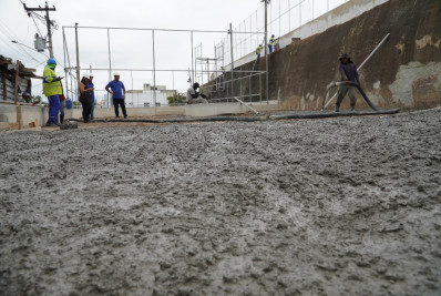 Obras do Praça Renovada no Jardim Miriambi seguem a todo vapor