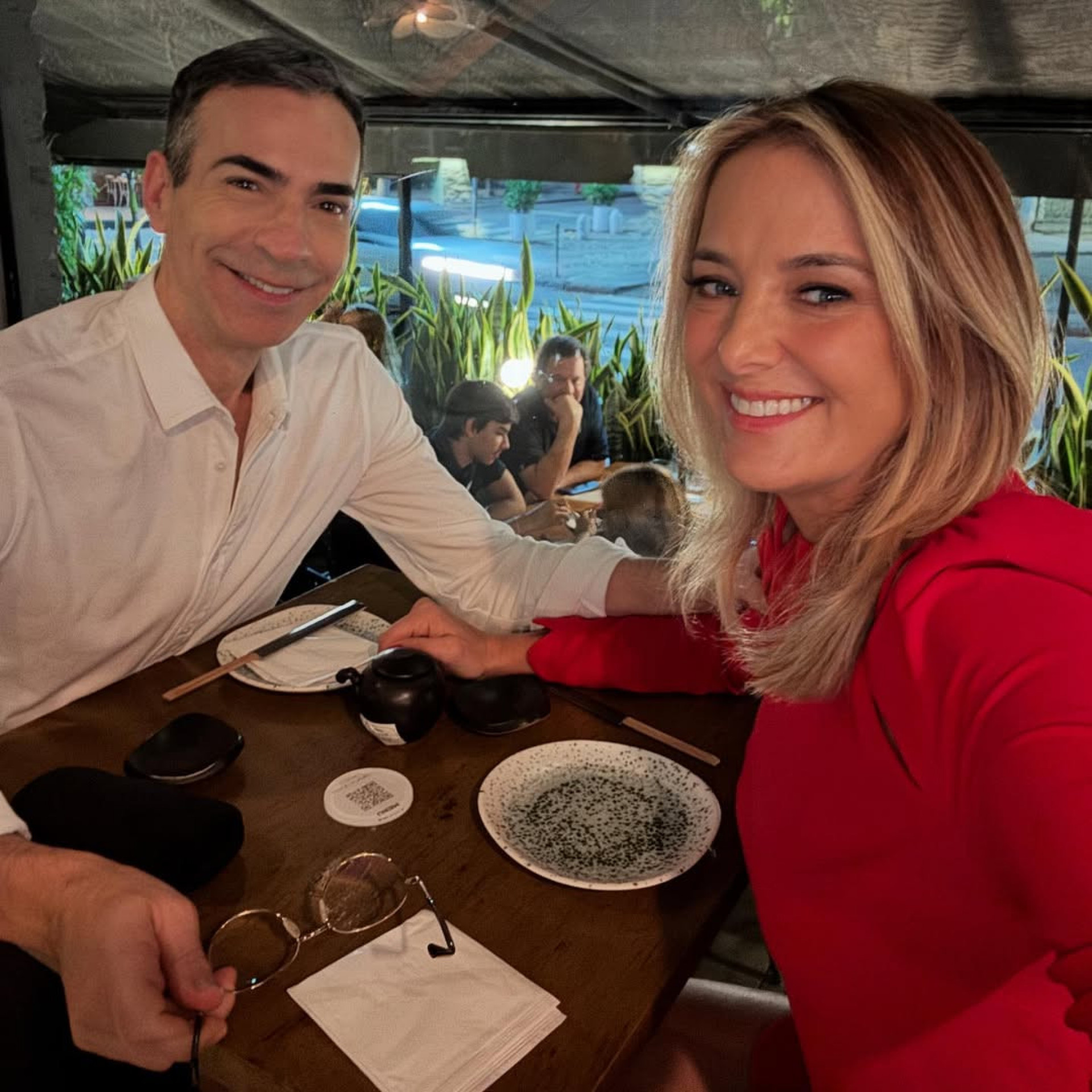 Apresentadora passou o dia no Rio para encontrar o marido - Reprodução / Instagram