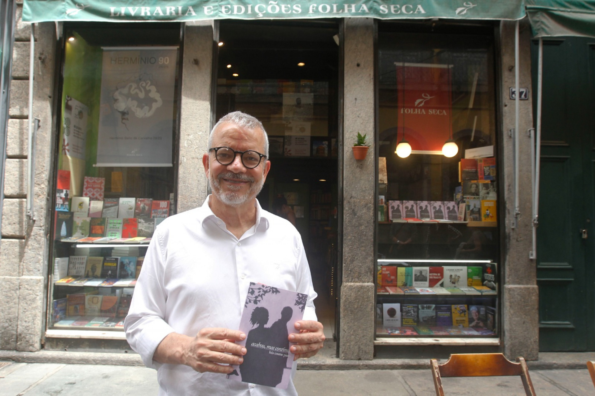 O evento aconteceu na tradicional Livraria Folha Seca, na Rua do Ouvidor - Reginaldo Pimenta / Agência O Dia