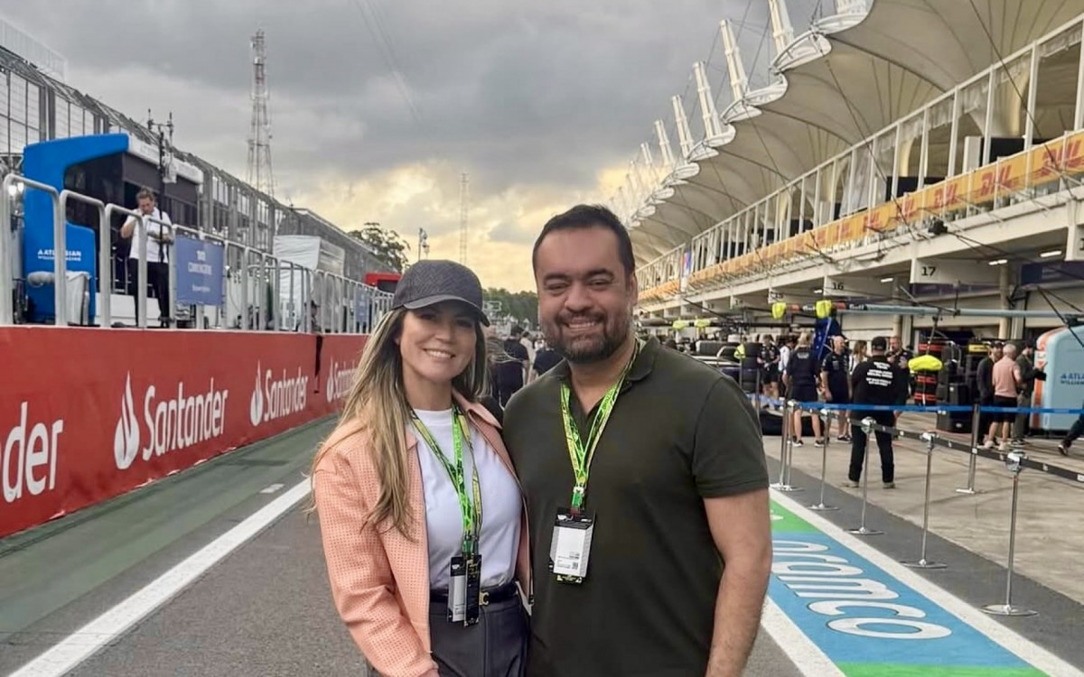 Cláudio Castro e Analine no GP de São Paulo: Presença VIP e Conexões que Impulsionam o Rio!