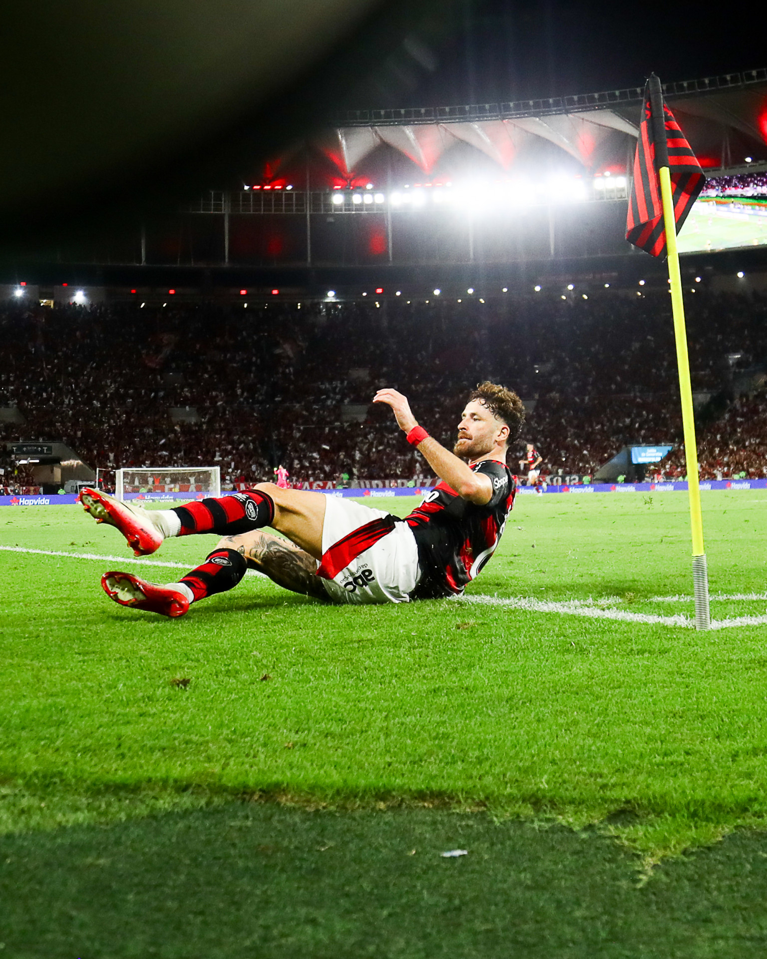 Partida entre Flamengo x Santos realizado no estadio do Maracanã neste domingo(09). - Gilvan de Souza / Flamengo