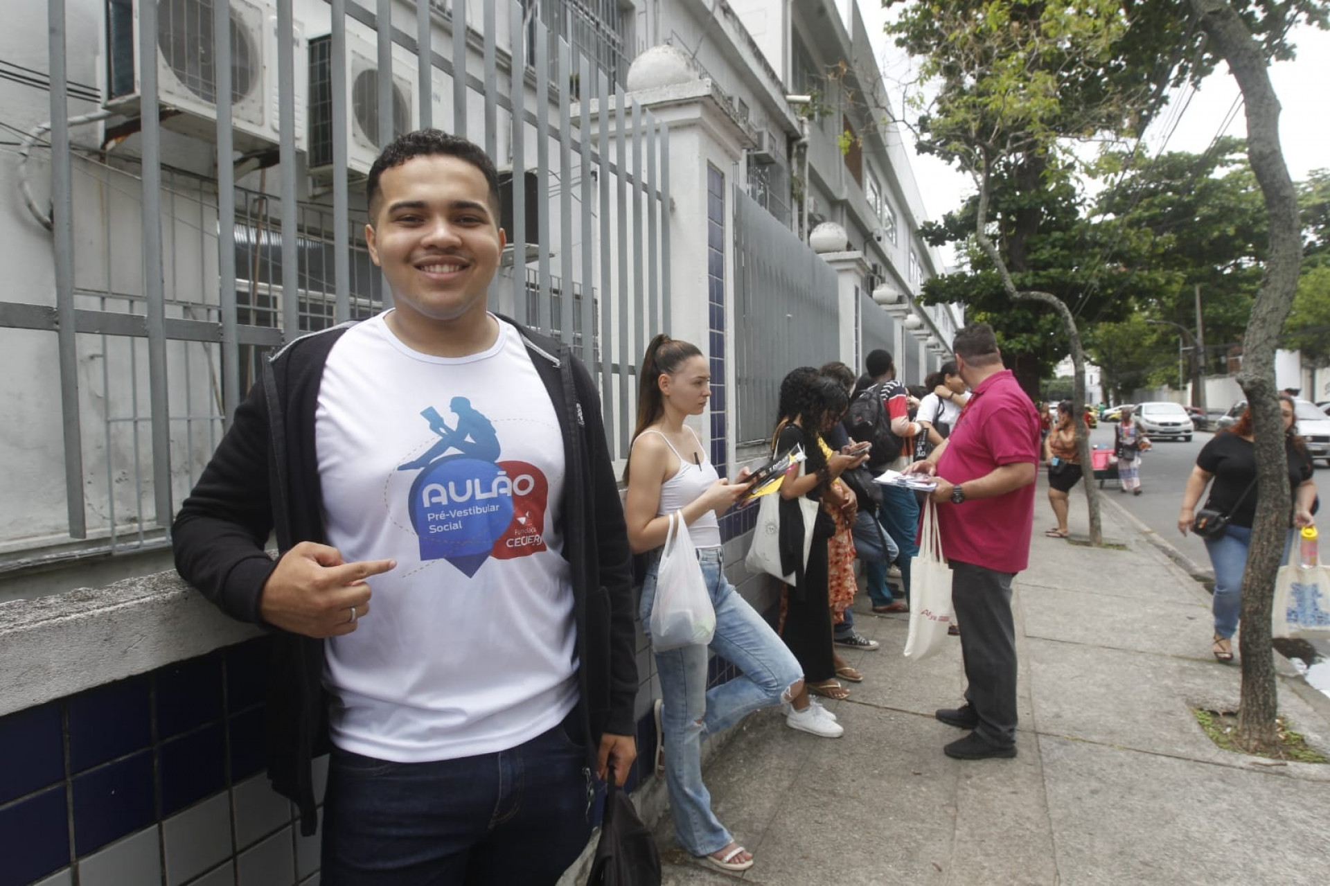 Lucas Gabriel Marcelino, 17 anos, tenta vaga para o curso de Direito - Reginaldo Pimenta/Agência O Dia
