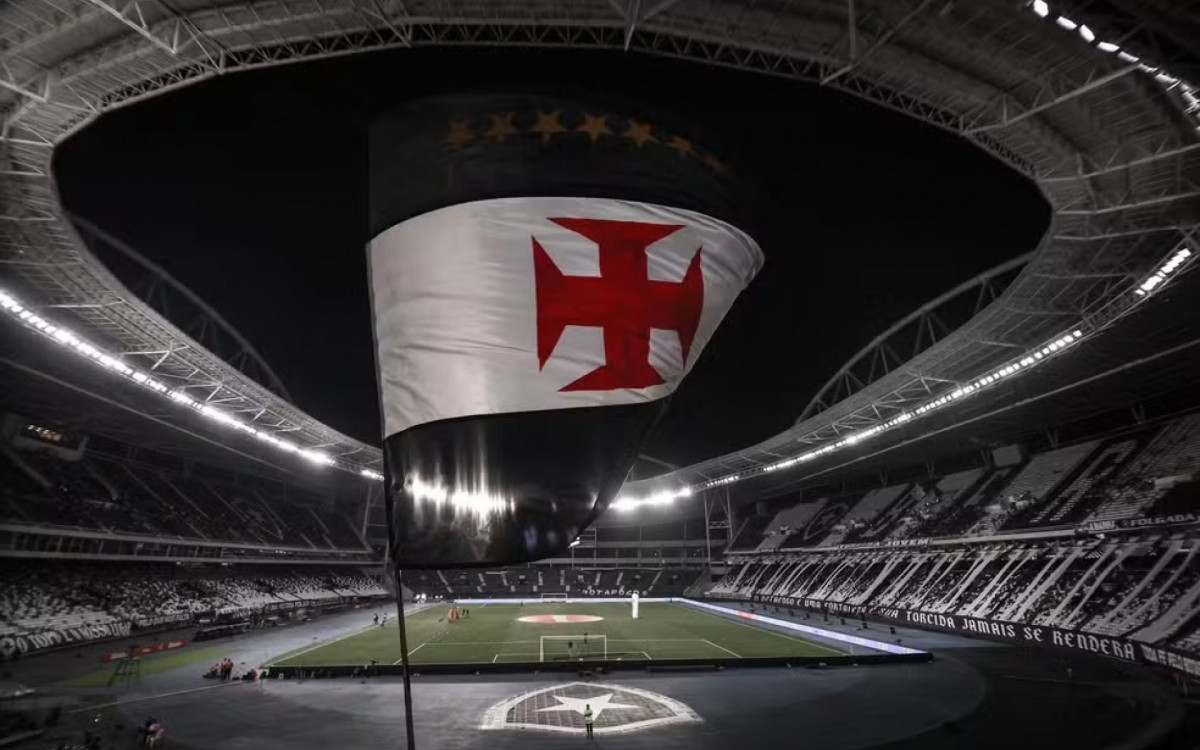 Estádio Nilton Santos antes do confronto entre Vasco e Botafogo pela Copa do Brasil 