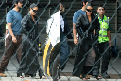 Kim Kardashian desembarca no Rio para première de nova série