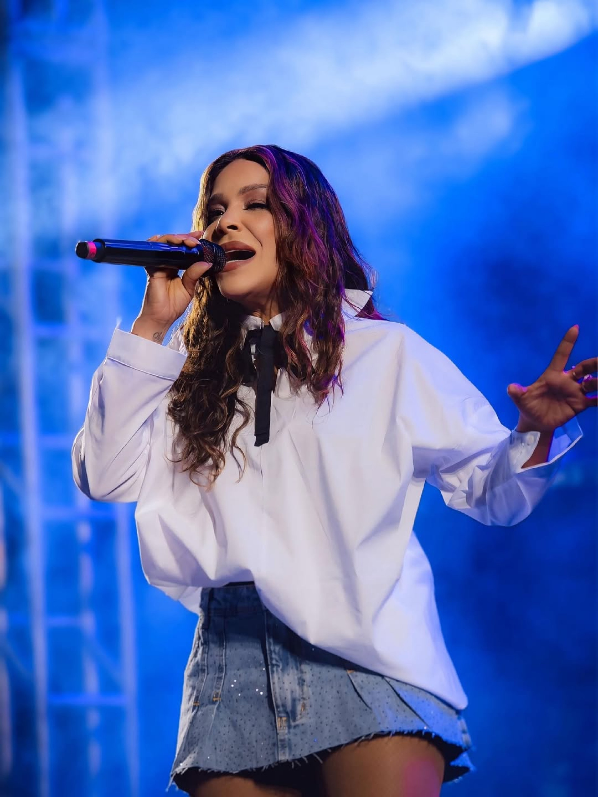 Silva?nia Aquino era uma das vocalistas da banda Calcinha Preta 
 - Reprodução/Instagram