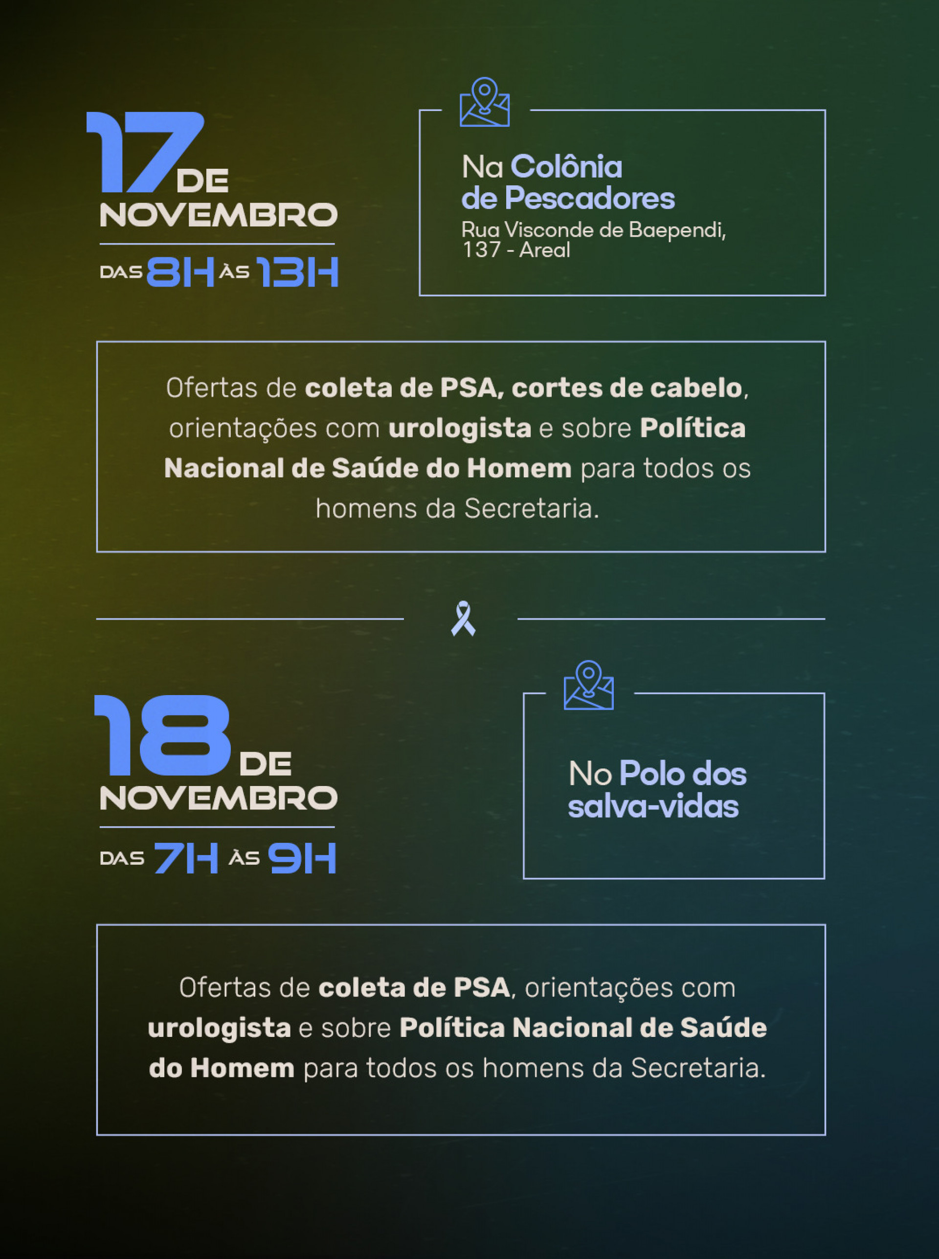 Confira a programação da campanha 