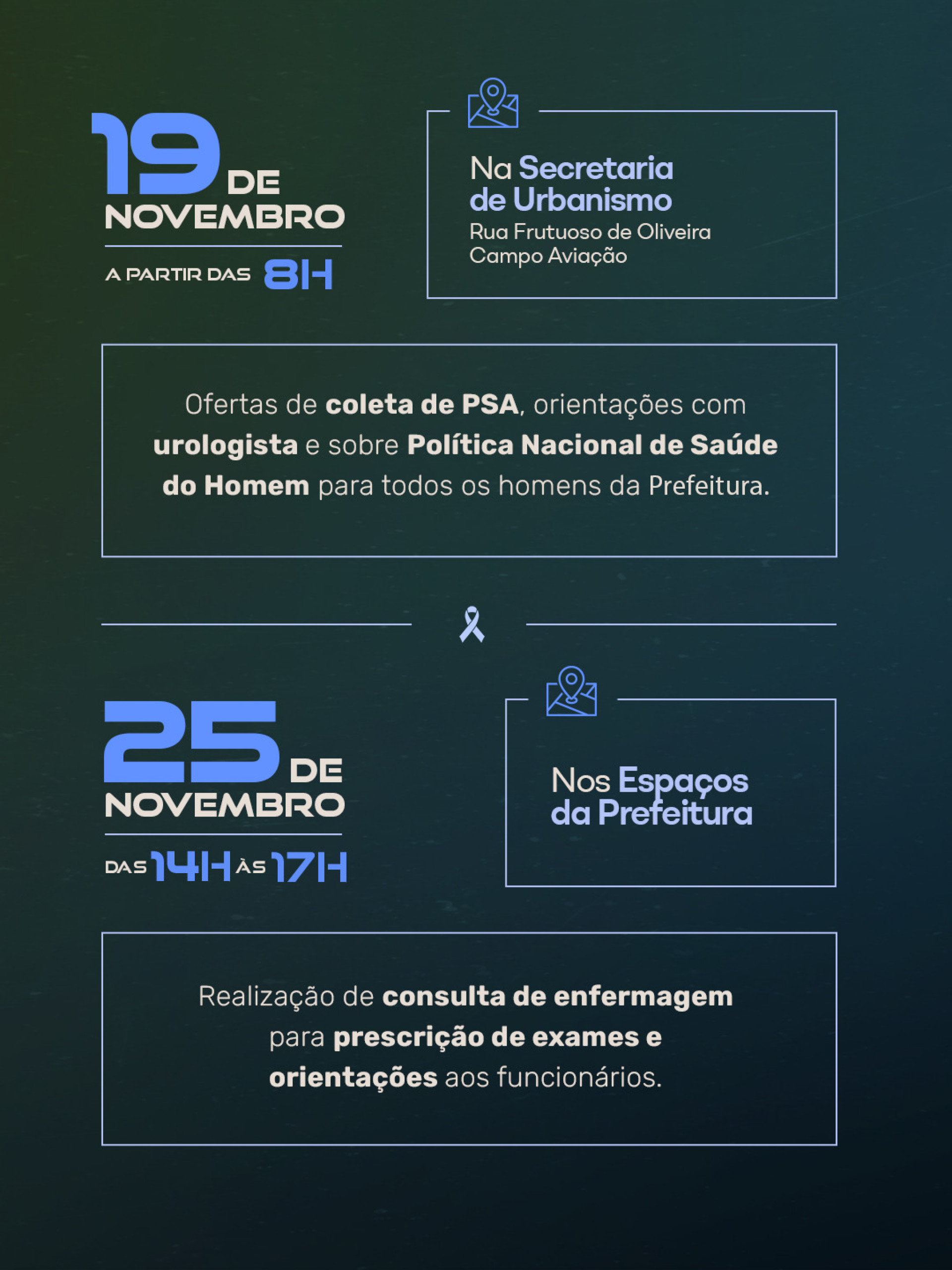 Confira a programação da campanha 