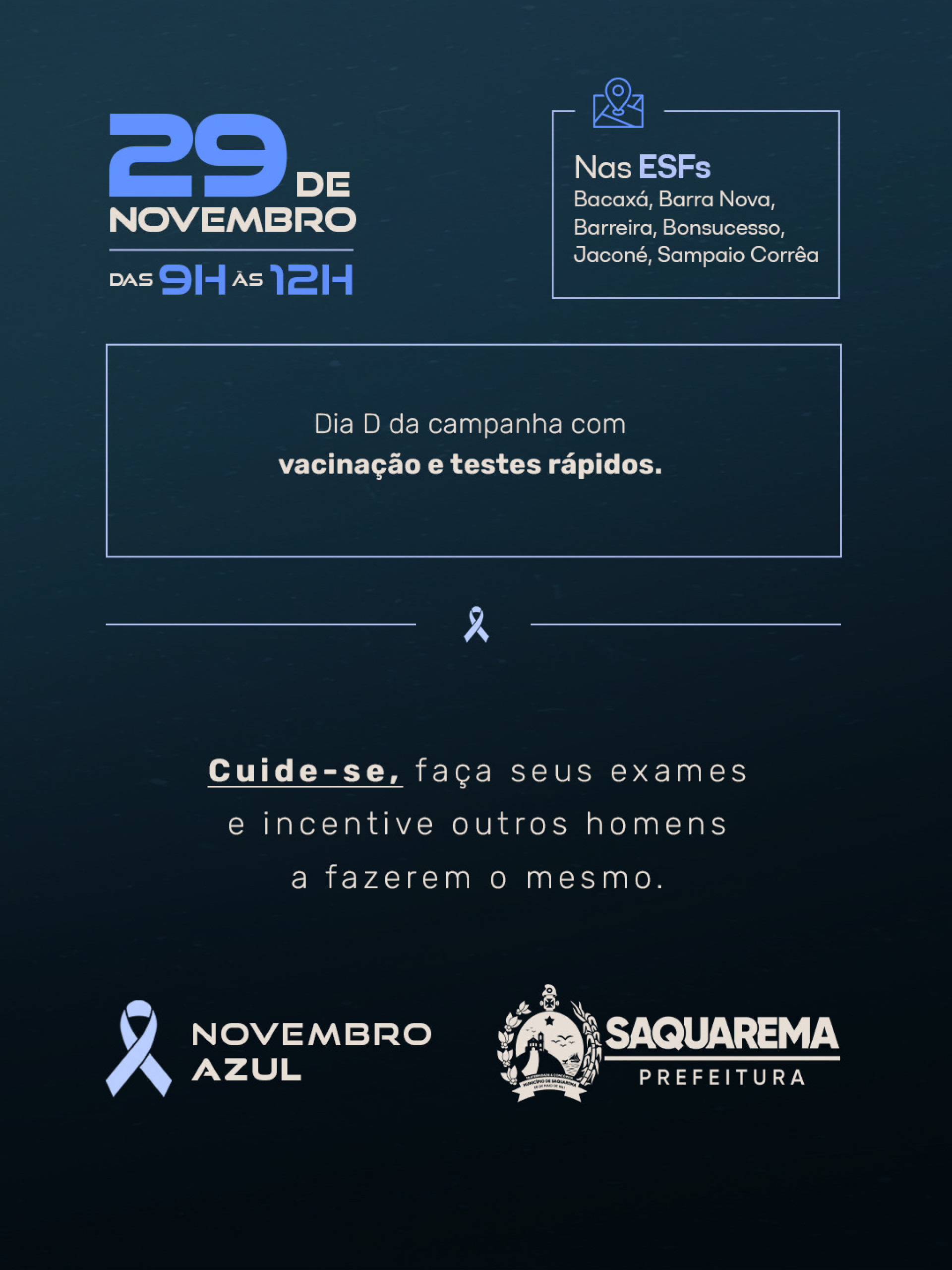 Confira a programação da campanha 