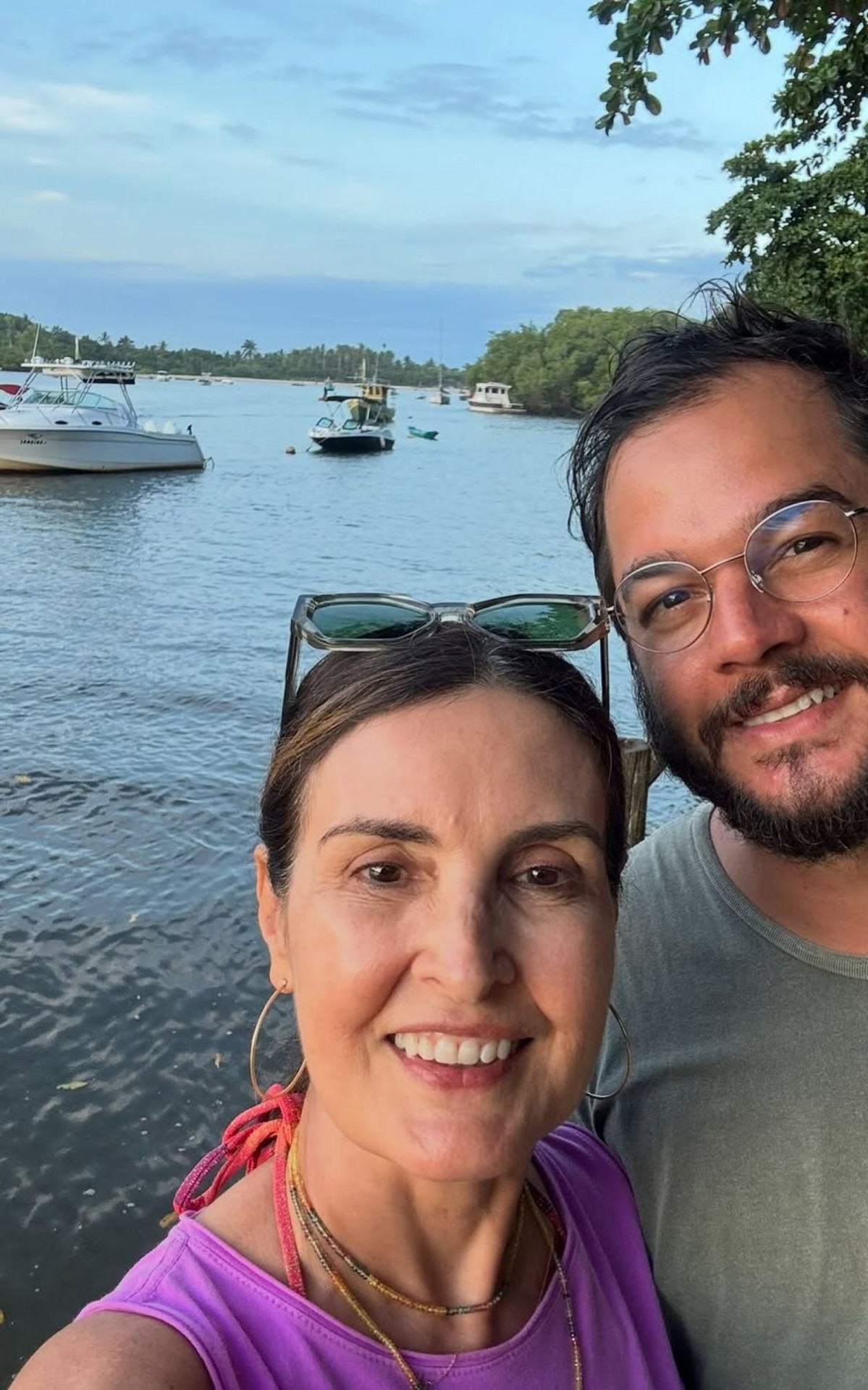 Fátima Bernardes e Túlio Gadêlha - Reprodução/Instagram