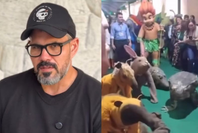 Juliano Cazarré ironiza desfile de pessoas fantasiadas COP-30