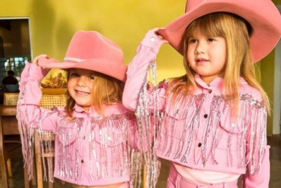 Filhas de Zé Felipe surgem com looks inspirados em Ana Castela