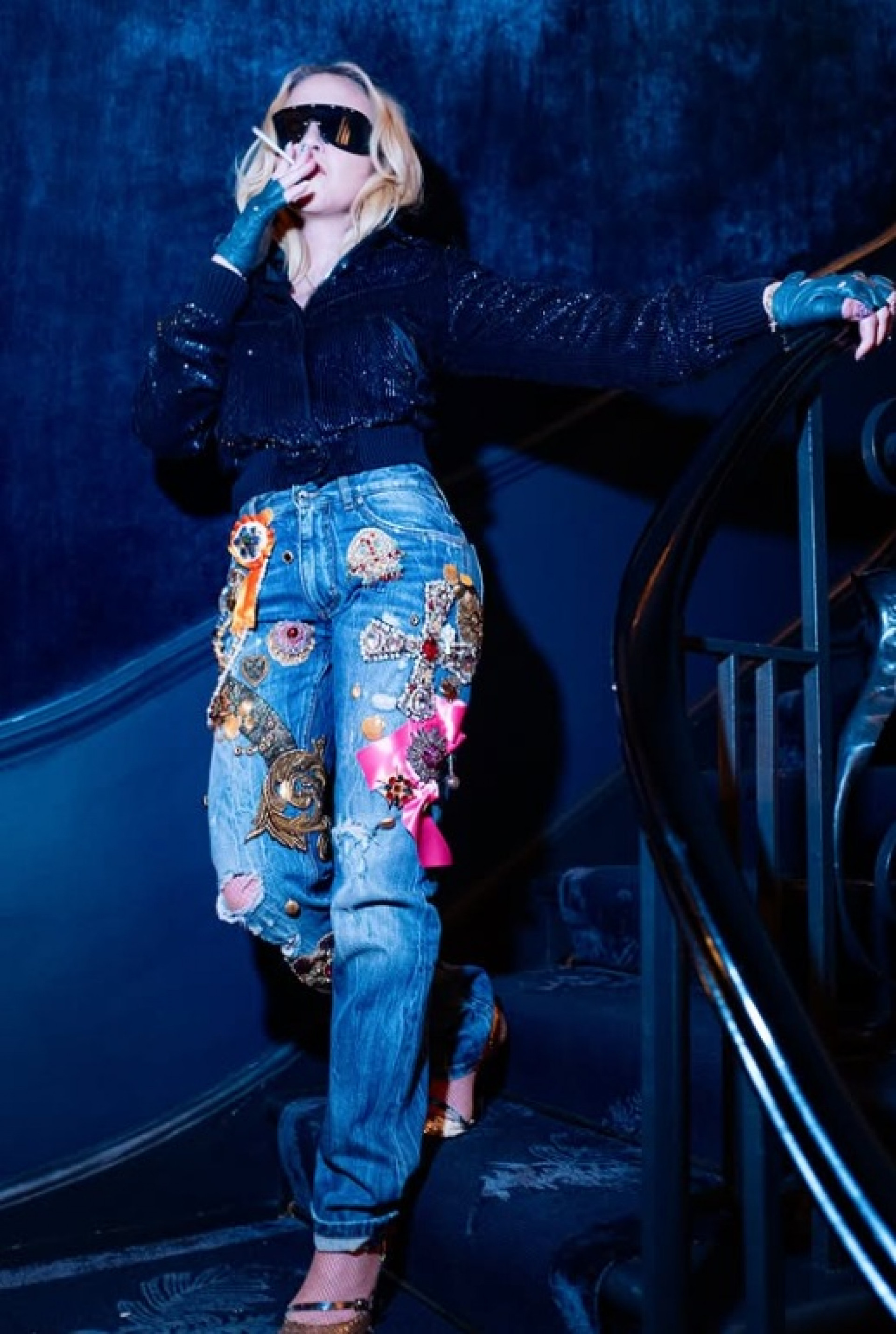 Madonna faz poses em homenagem ao 20 anos do sucesso do álbum 'Confessions On A Dance Floor' - Reprodução / Instagram