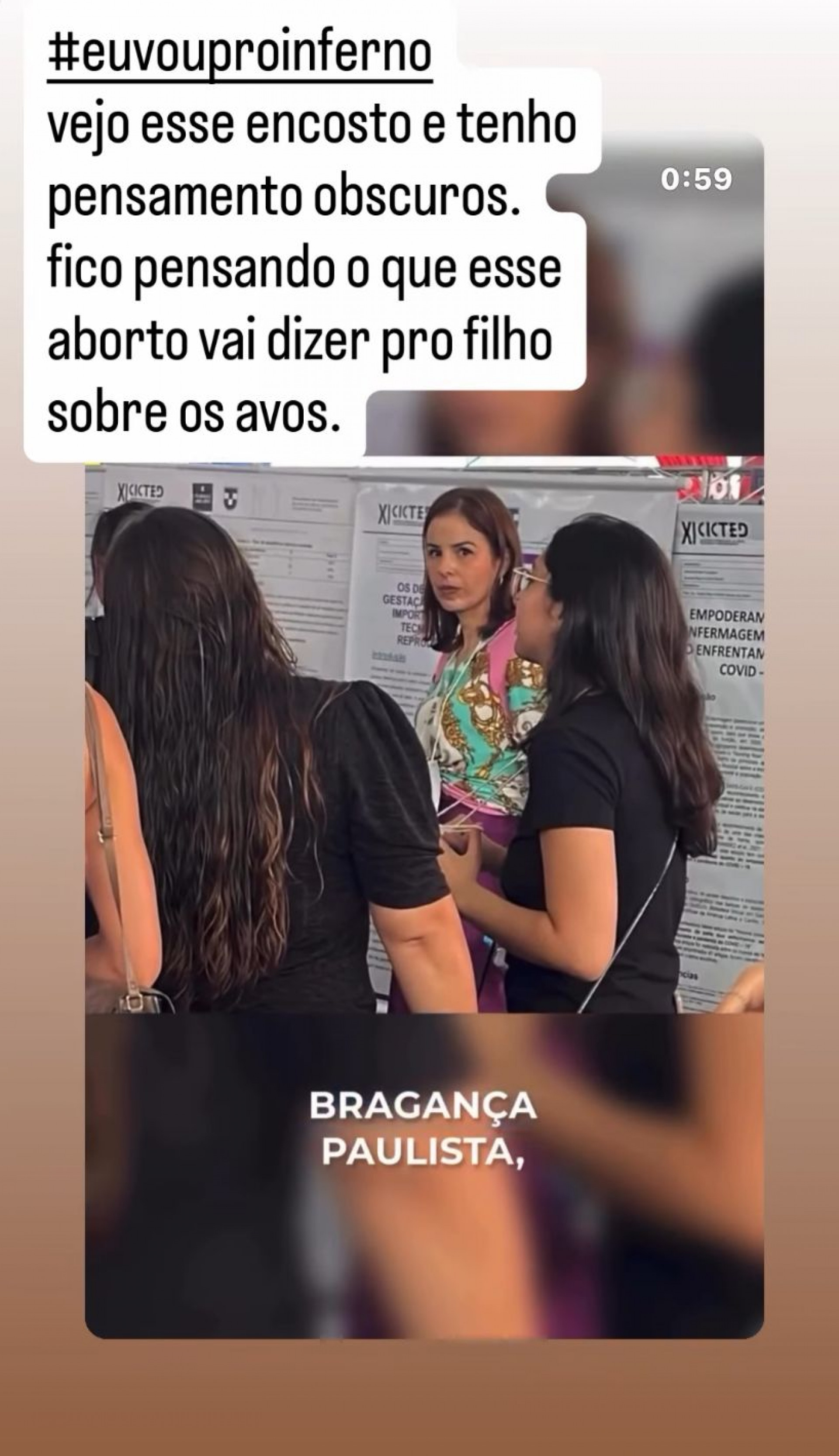 Luana Piovani chamou a criminosa de 