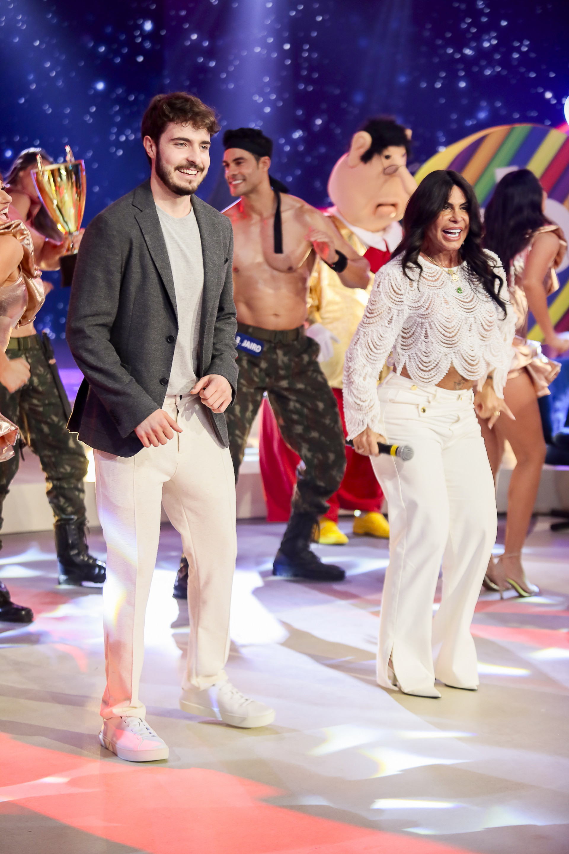 João Augusto Liberato e Gretchen - Rogerio Pallatta/SBT