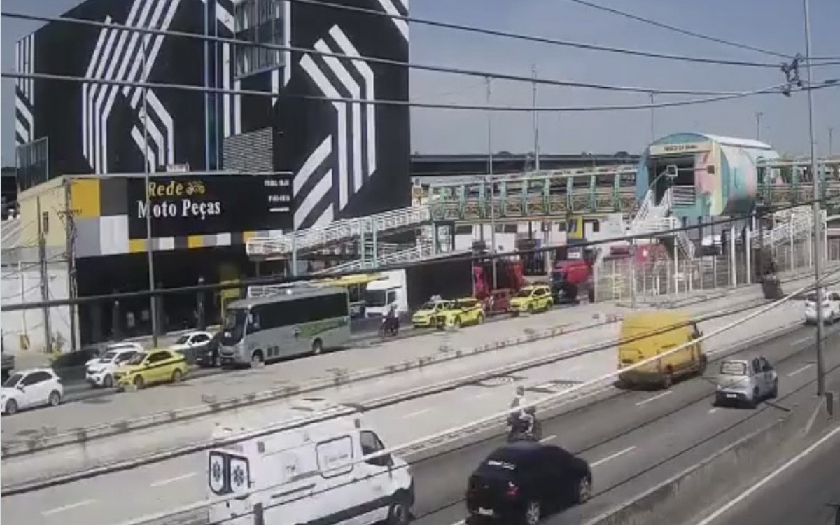 Avenida Brasil com pista liberada