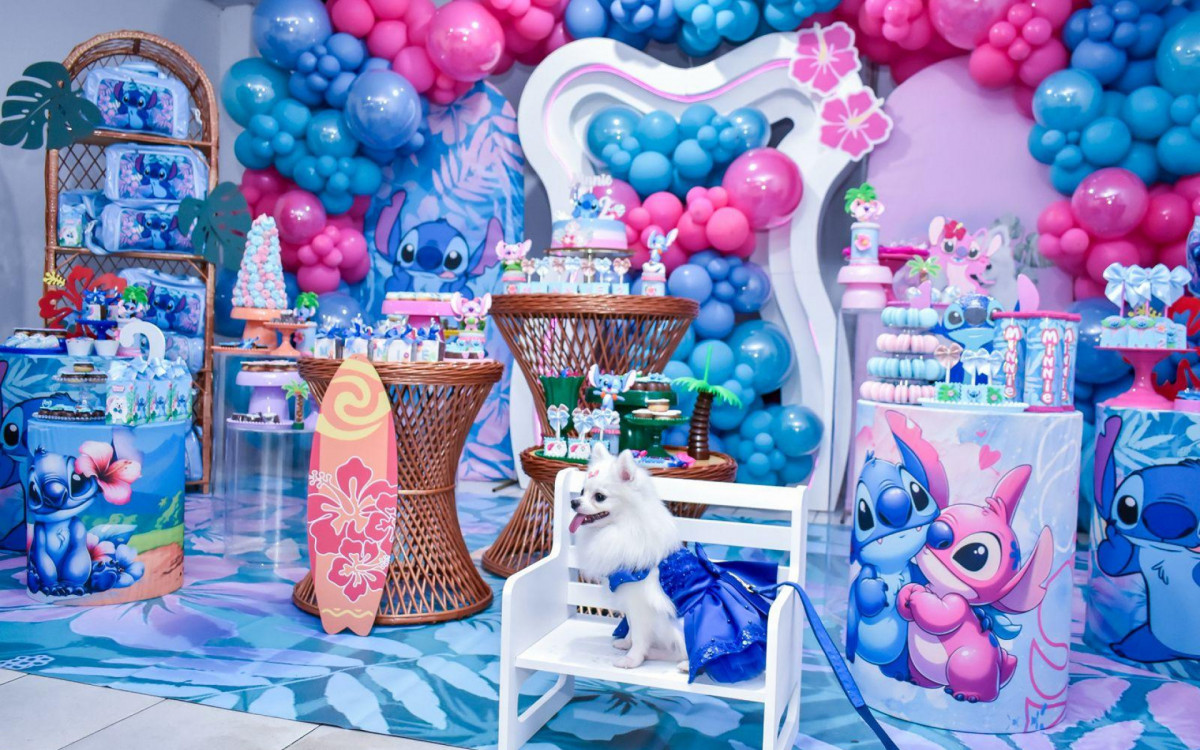 Festa de aniversário da Spitz Alemã Minnie, na Ilha do Governador 