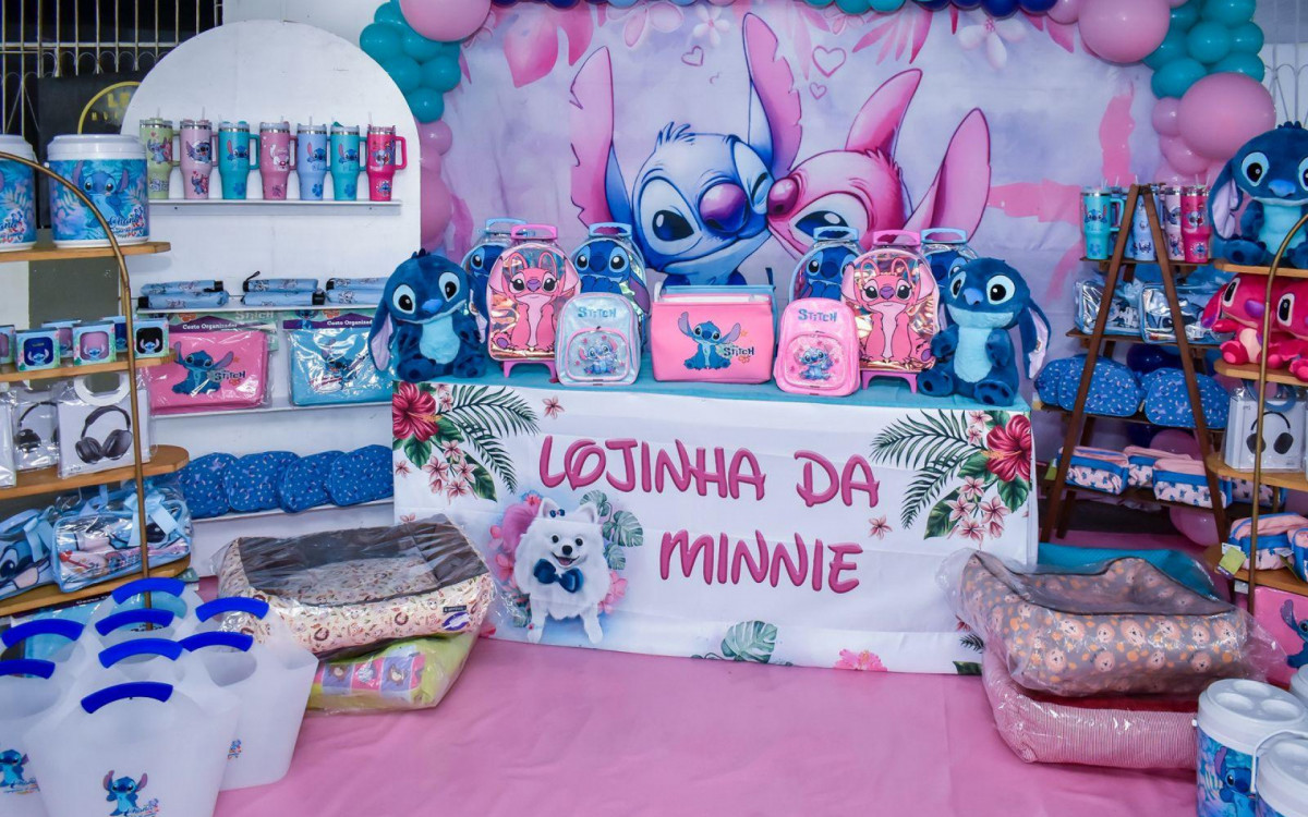 Festa da cadelinha Minnie teve o tema \'Ohana\' e decoração tropical