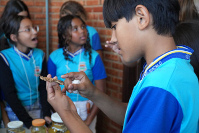 Estudo Vivo ensina alunos de escola do Mutuá sobre a importância de conservar fauna e flora