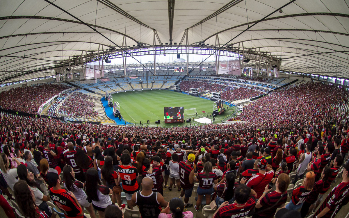 Flamengo prepara evento no Maracanã para torcedores assistirem à final da Libertadores