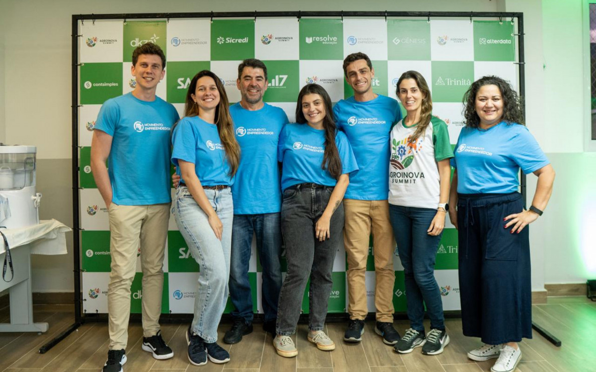 Equipe do Movimento Empreendedor, organizador do evento