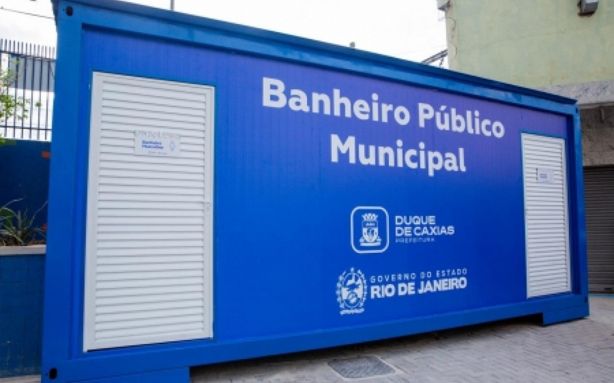 Centro de Caxias ganha novo banheiro público e torres de monitoramento